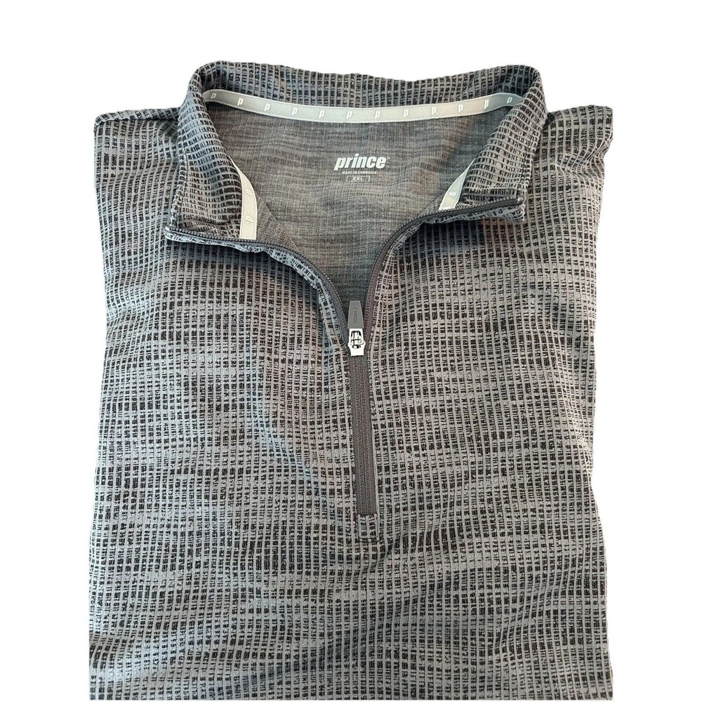 PRINCE 1/4 ZIP PULLOVER SIZE  2XL LONG SLEEVE TENNIS OR GOLF